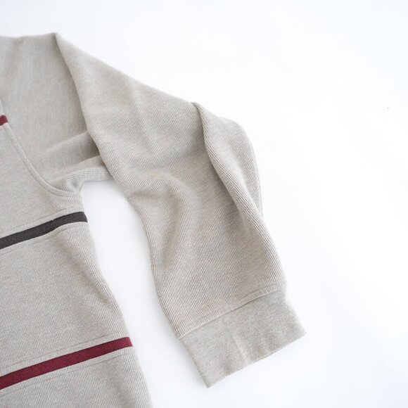 Vintage Arnold Palmer Tan Quarter Zip Fine Knit Lightweight Sweater XL - Picture 5 of 10